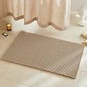 TYUU Waffle Bath Mat, Boho Bathroom Rugs Non Slip Washable, 36x24 Khaki