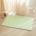 TYUU Waffle Bath Mat, Boho Bathroom Rugs Non Slip, 36x24 Pale Green
