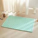TYUU Waffle Bath Mat, Boho Bathroom Rugs Non Slip, 36x24 Aqua Blue