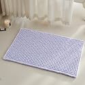 TYUU Waffle Bath Mat, Cute Bathroom Rugs Non Slip, 30x20 Lavender Cream