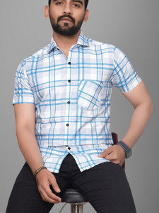Tyzlo Men Printed Casual Grey Shirt