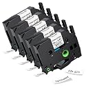 TZe-S231 Label Tape Compatible with Brother P Touch 12mm 0.47 Inch