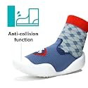 u-grow Lightweight Anti-Skid Baby Socks Shoes for Babies (9 to 12 Months), Kids &amp; Toddlers – Soft Sole Breathable Cotton Sneakers with Anti-Collision Toe, Baby Shoes for First Walking Steps