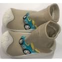u-grow Baby Anti-Skid Breathable Soft Socks Shoes(EUro Size 23,Approx aGe 12 Months-18 MonthsBeiGe)