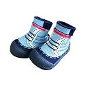 u-grow Lightweight Anti-Skid Baby Socks Shoes for Babies (6 to 9 Months), Kids &amp; Toddlers – Soft Sole Breathable Cotton Sneakers with Anti-Collision Toe, Baby Shoes for First Walking Steps