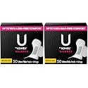 U by Kotex Balance Ultra Thin Pads with Wings, Regular Absorbency, 50 Count (Packaging May Vary) (Pack of 2)