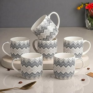 U.P.C. Ceramic Coffee Tea Mugs Set of