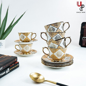 U.P.C. Pack of 12 Ceramic Cup Set