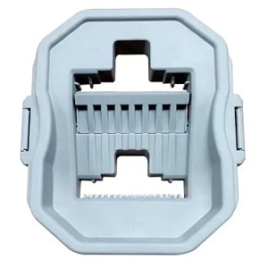 upc flat mop spare head and handle with microfiber refill with 360 cleaning - suitable for upc flat spin mop