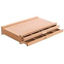 U.S. Art Supply 2-Drawer Artist Tool Supply Box with Storage Drawers