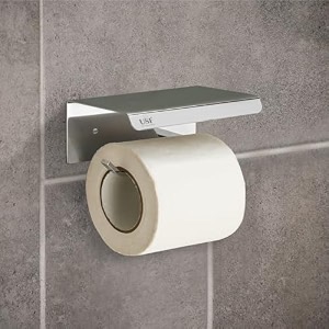 usf bath accessories 4 piece toilet paper roll holder for bathroom 304 stainless steel toilet paper holder in bathroom toilet tissue roll holder for bathroom bathroom accessorieschrome square
