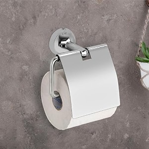 usf 304 stainless steel toilet paper holder  bathroom roll stand  chrome finish  rust resistant design  easy wall installation  bath accessories  25 years warranty  torin