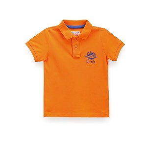 us polo assn regular fit boys polo t-shirts - breathable cotton fabric ribbed collar with short sleeves t shirt for kids boys