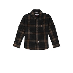 U.S. POLO ASSN. Boys Checkered Regular Fit