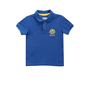 us polo assn regular fit boys polo t-shirts - breathable cotton fabric ribbed collar with short sleeves t shirt for kids boys