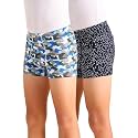 U.S. Polo ASSN. Boy's EKT05 Brand Print Underwear Trunks - Pack of 2