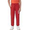 U.S. Polo ASSN. Knitted Cotton Joggers for Boys - Mid Rise, Regular Fit, Brand Printed Joggers for Kids