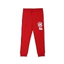 U.S. Polo ASSN. Knitted Cotton Joggers for Boys - Mid Rise, Regular Fit, Brand Printed Joggers for Kids