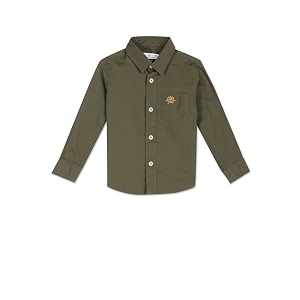 us polo assn boys cotton solid regular fit shirt