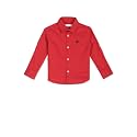 U.S. POLO ASSN. Boys Cotton Solid Regular Fit Shirt