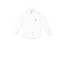 U.S. POLO ASSN. Boys Cotton Solid Regular Fit Shirt