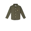U.S. POLO ASSN. Boys Cotton Solid Regular Fit Shirt