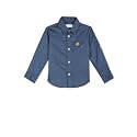 U.S. POLO ASSN. Boys Cotton Solid Regular Fit Shirt