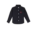 U.S. POLO ASSN. Boys Cotton Solid Regular Fit Shirt