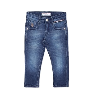 U.S. POLO ASSN. Boys Grey Acid Wash