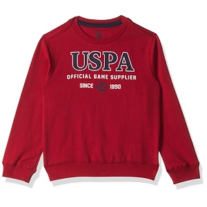 us polo assn boys cotton round neck sweatshirts