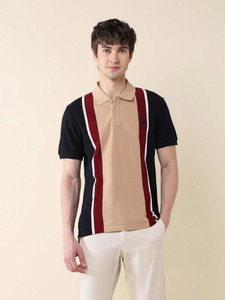 U.S. POLO ASSN. Colorblock Men Polo Neck