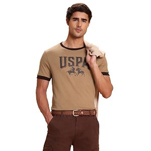 U.S. Polo Assn. Denim Co. Brown Cotton