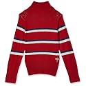 U.S. POLO ASSN. Cotton Girls Turtle Neck Cardigan