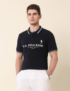U.S. POLO ASSN. Graphic Print Men Polo