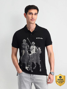 U.S. POLO ASSN. Graphic Print Men Polo
