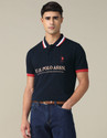 U.S. POLO ASSN. Graphic Print Men Polo