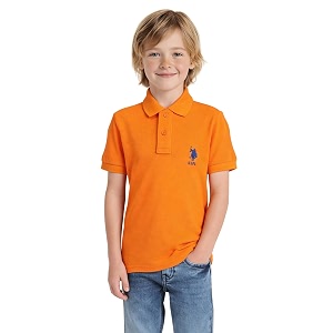 us polo assn kids polo t shirt for boys - 100 cotton embroidered logo kids polo t shirt for boys