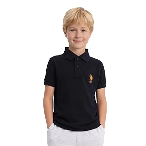 us polo assn kids polo t shirt for boys - 100 cotton embroidered logo kids polo t shirt for boys