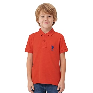 us polo assn kids polo t shirt for boys - 100 cotton embroidered logo kids polo t shirt for boys