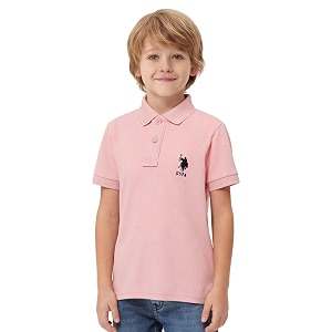 us polo assn kids polo t shirt for boys - 100 cotton embroidered logo kids polo t shirt for boys