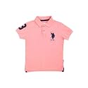 U.S. Polo ASSN. Kids Polo T Shirt for Boys - 100% Cotton, Embroidered Logo, Short Sleeve, Boys Polo T Shirts