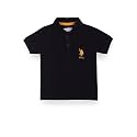 U.S. Polo ASSN. Kids Polo T Shirt for Boys - 100% Cotton, Embroidered Logo, Kids Polo T Shirt for Boys