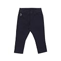 U.S. Polo ASSN. Kids Trousers for Boys - Cotton Stretch Fabric, Mid-Rise Waist, Twill Weave Casual Trousers for Boys