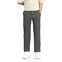 U.S. Polo ASSN. Kids Trousers for Boys - Cotton Stretch Fabric, Mid-Rise Waist, Twill Weave Casual Trousers for Boys