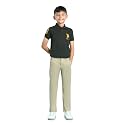 U.S. Polo ASSN. Kids Trousers for Boys - Cotton Stretch Fabric, Mid-Rise Waist, Twill Weave Casual Trousers for Boys