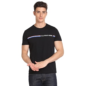 U.S. Polo ASSN. Knitted Cotton T-Shirts for