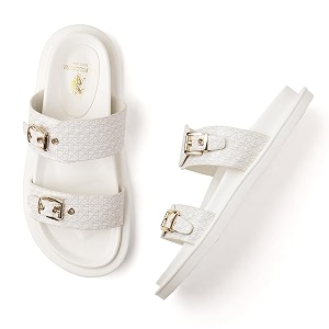 U.S. POLO ASSN. Maria Black Footbed Flats