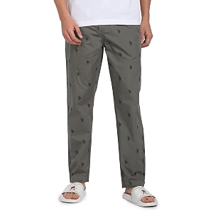 us polo assn i506 signature logo print cotton lounge pants