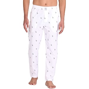 us polo assn i506 signature logo print cotton lounge pants