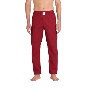 us polo assn i506 signature logo print cotton lounge pants